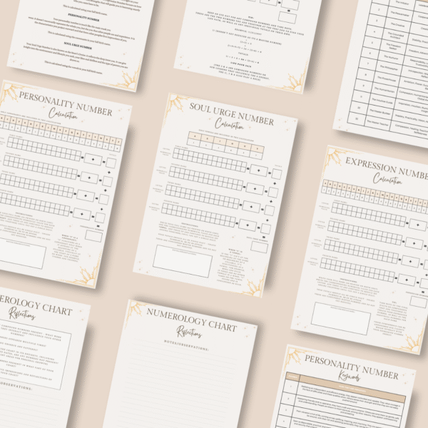 Core 5 Numerology Templates